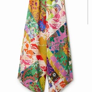 Desigual Christian Lacroix Ser Desigual Multicolor Patchwork Pants